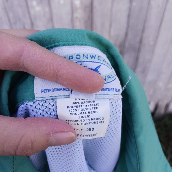 Tarponwear Womens Sz S Sleeveless Button Down Fishing Shirt Green - Picture 3 of 7